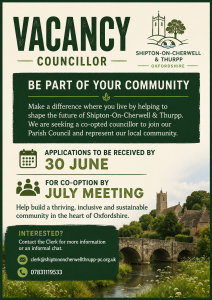 Councillor Vacancy poster 2026 Councillor Vacancy poster 2026